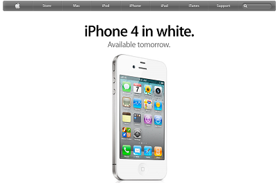 apple ホワイトカラー iphone4